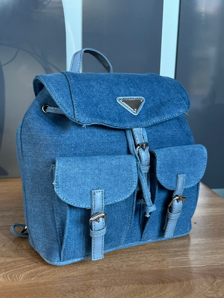 Bolso Morral Denim Grande para Dama – Espacioso, Resistente y con Estilo