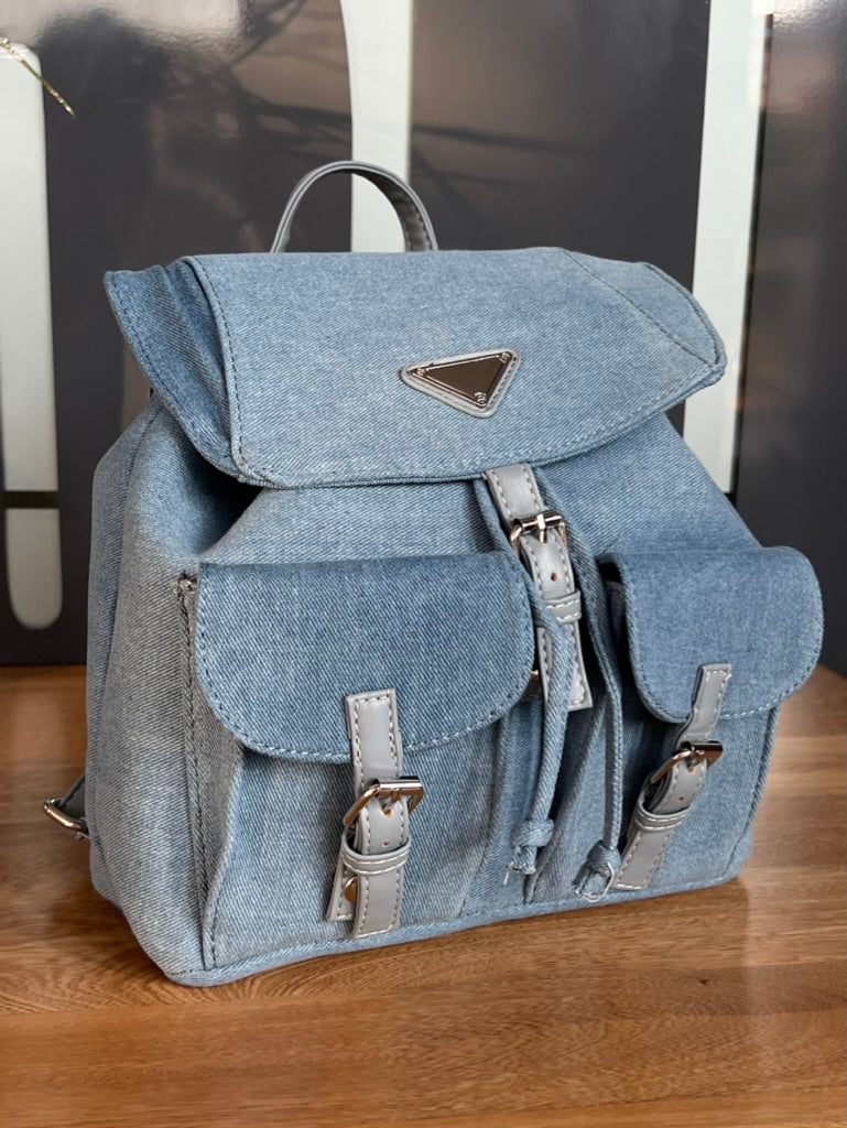 Bolso Morral Denim Grande para Dama – Espacioso, Resistente y con Estilo