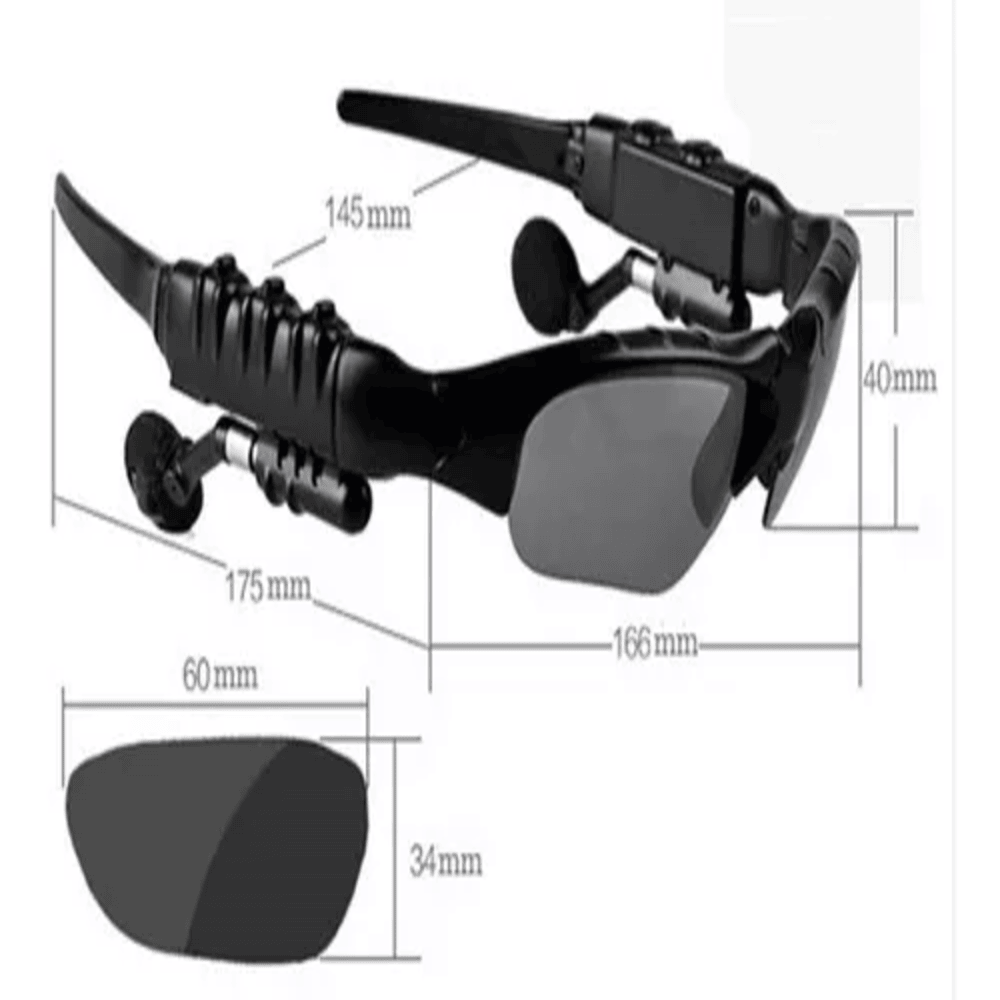 Gafas con Audifonos Bluetooth