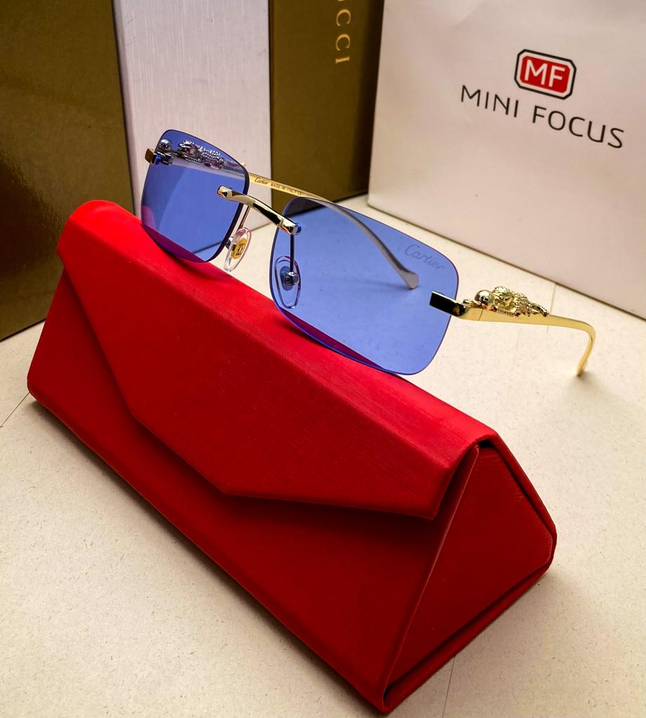 gafas de lujo + Estuche tipo billetera