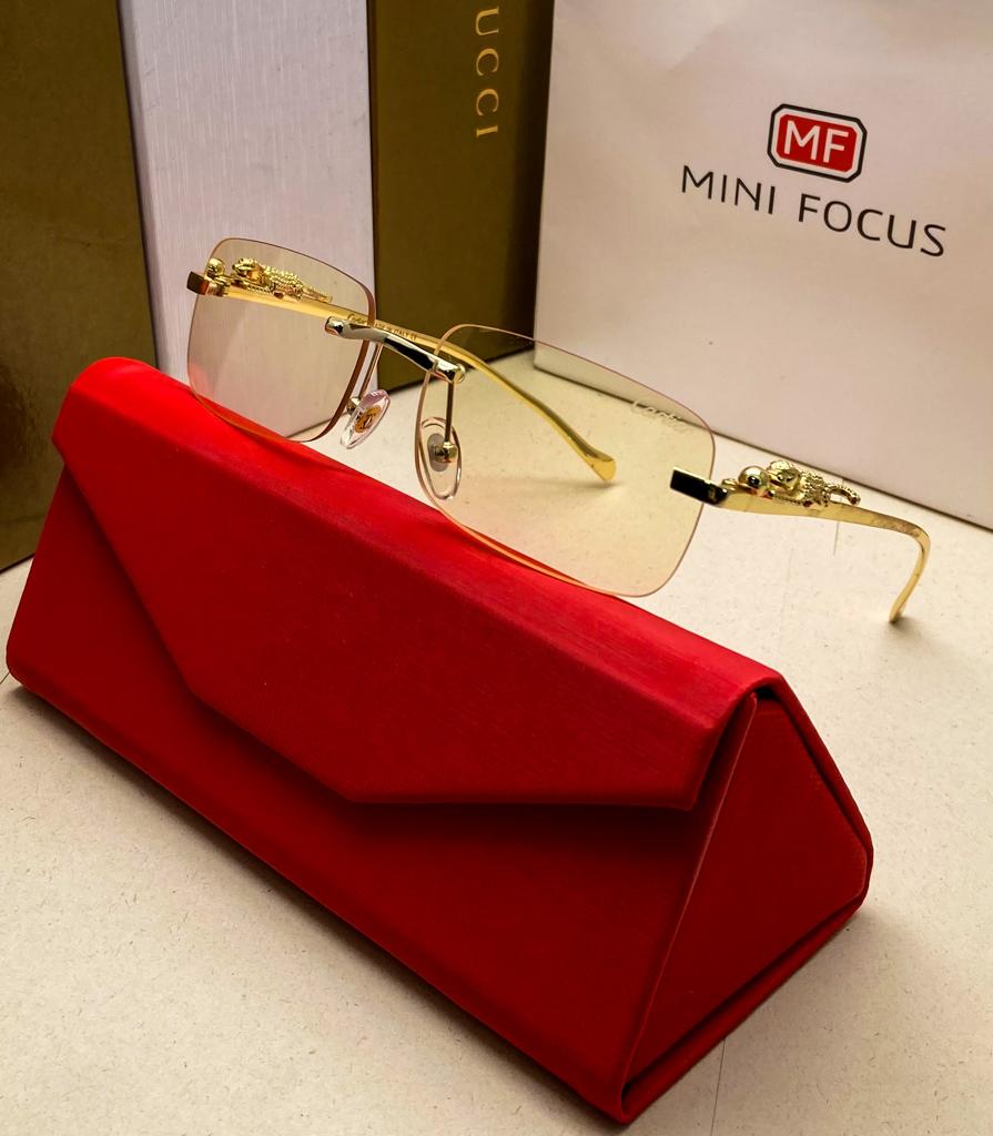 gafas de lujo + Estuche tipo billetera