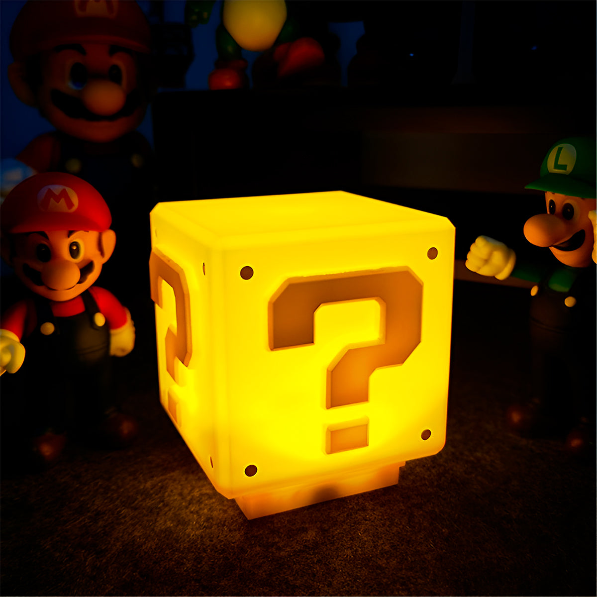 Lámpara Mini Bloque Super Mario