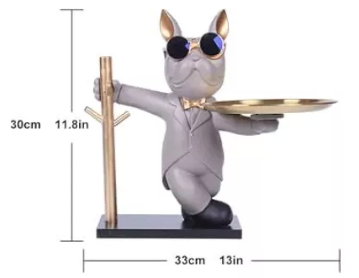 Escultura De Bulldog Francés