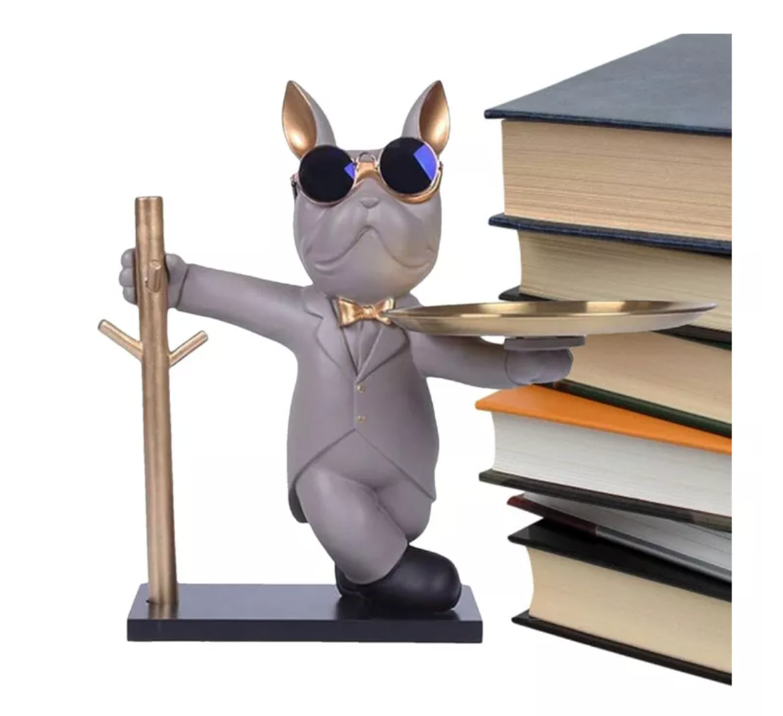 Escultura De Bulldog Francés