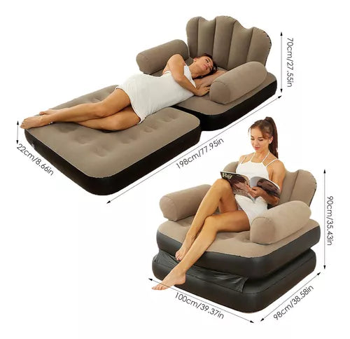 Sofa-Cama Inflable Portatil