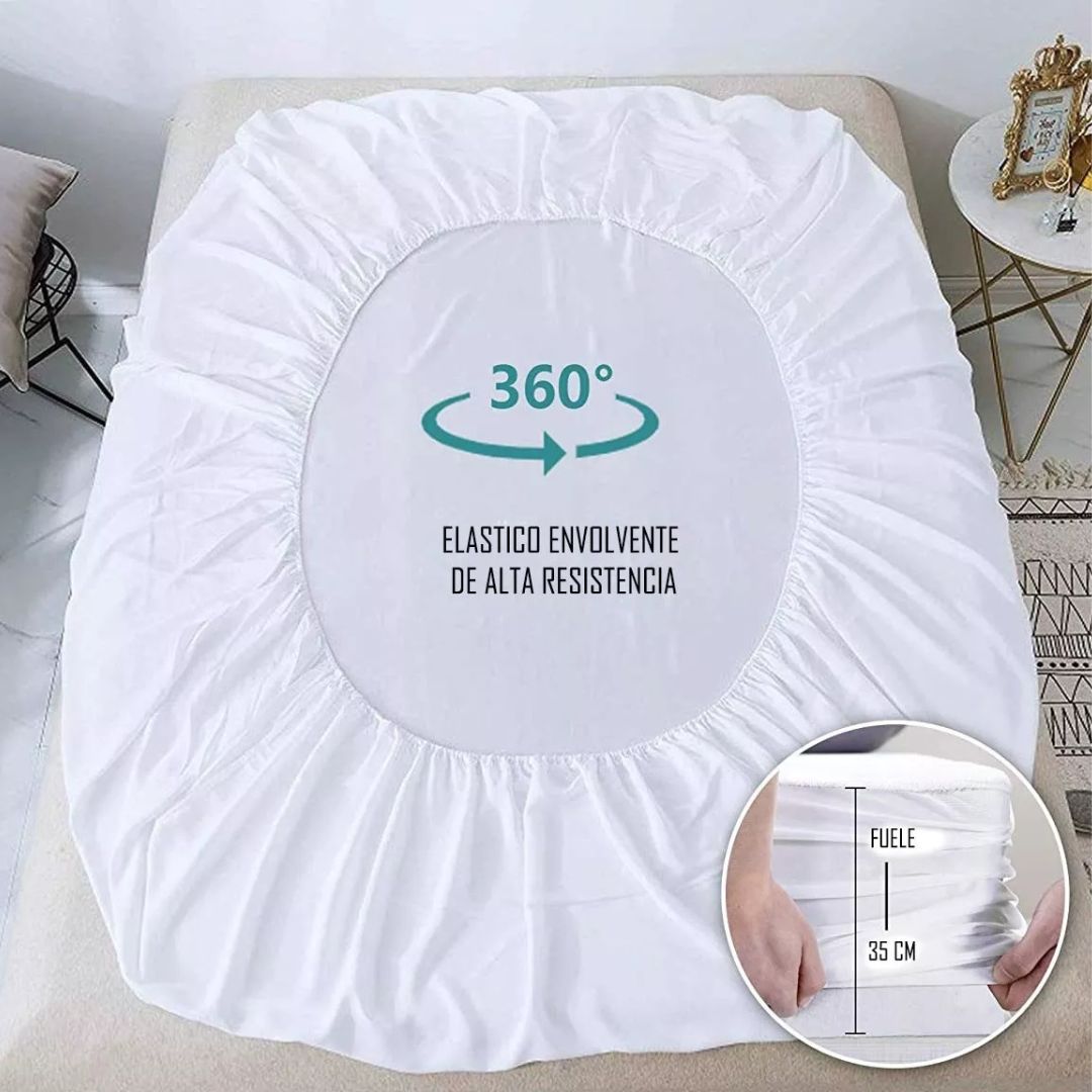 PROTECTOR PARA COLCHON IMPERMEABLE 2X2 METROS