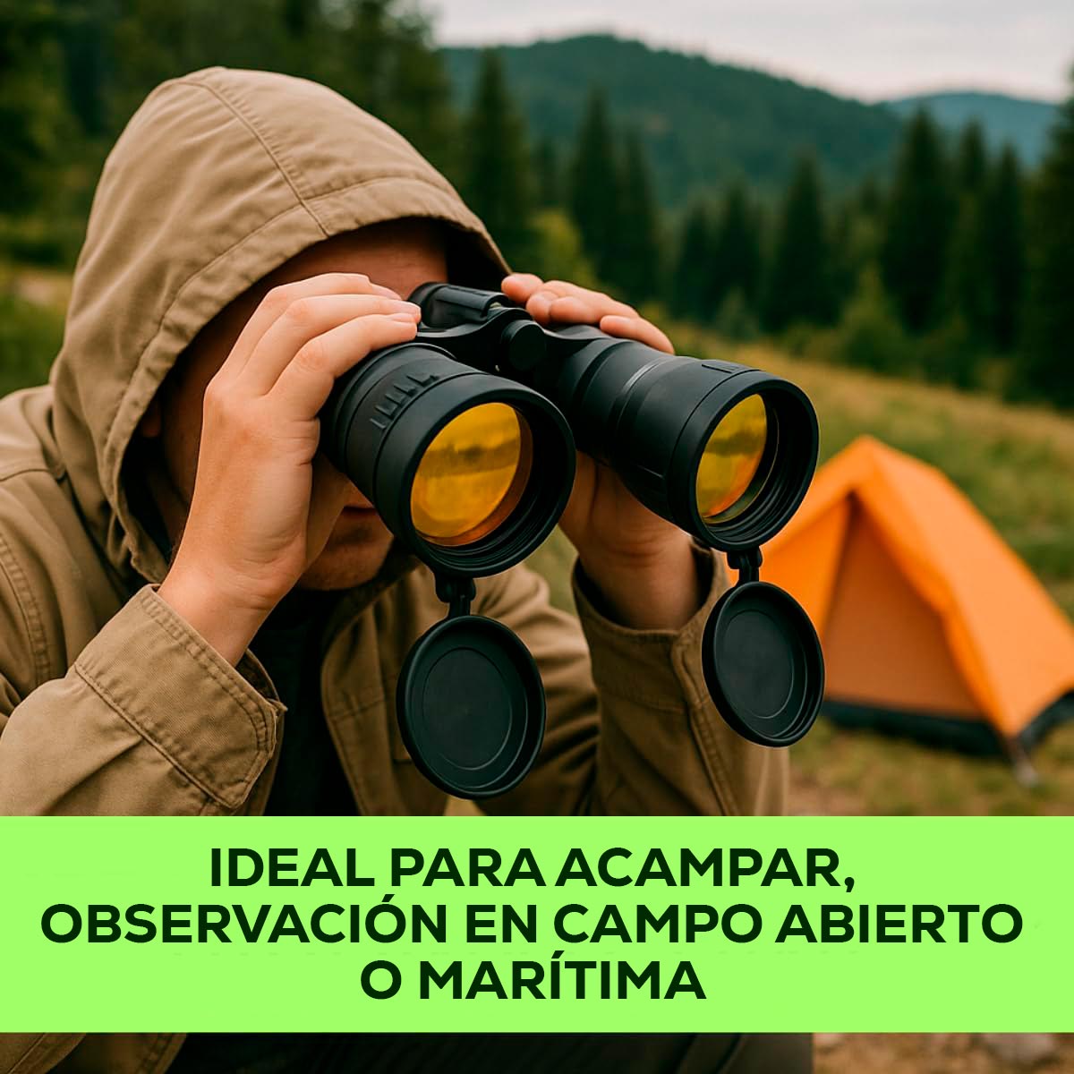 Binoculares Largo Alcance 20x50