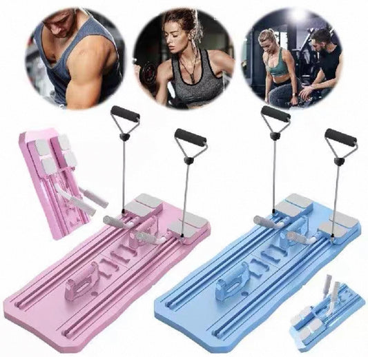 Tabla Pilates y Push up Con Elasticos