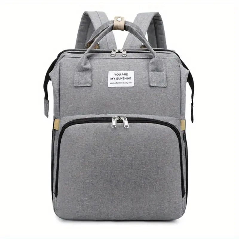 👶✨🤰 Nuevo Bolso Morral Pañalera 4 en 1 Cuna portátil Bebé con puerto USB 🔋🍼🐥