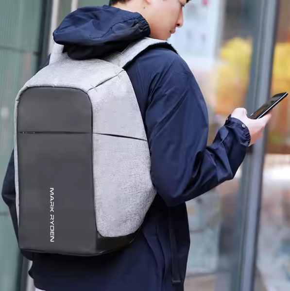 Nuevo Kit 3 en 1: MALETA (Morral Antirrobo) + Termo INTELIGENTE + AUDIFONOS Live Pro 🎁🎧 Para hombre o mujer