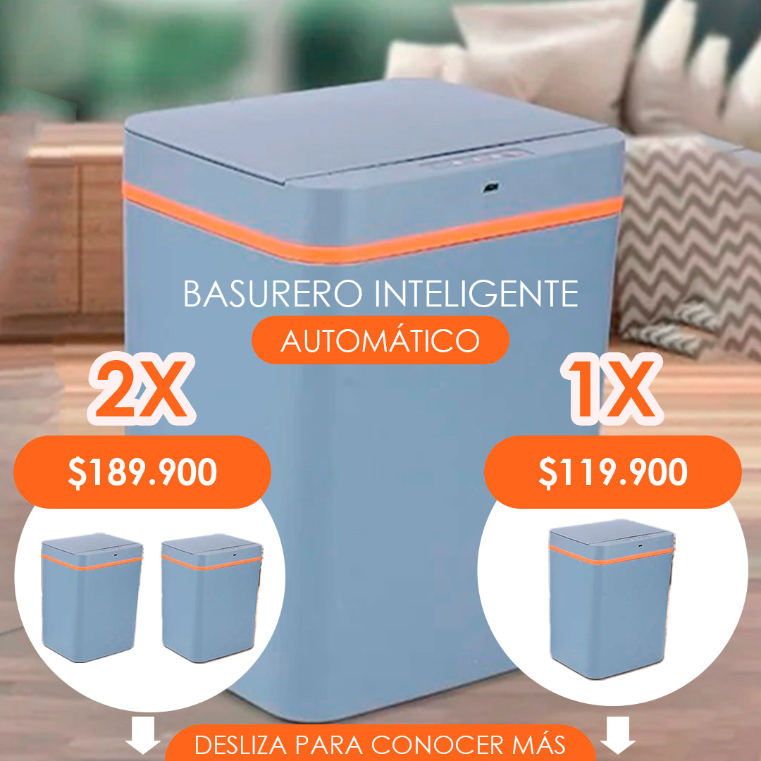 ♻️¡NUEVO!! BASURERO PAPELERA INTELIGENTE: Abre y Cierra al Detectar Movimiento 🤖👋