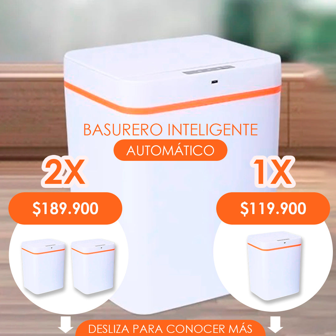 ♻️¡NUEVO!! BASURERO PAPELERA INTELIGENTE: Abre y Cierra al Detectar Movimiento 🤖👋