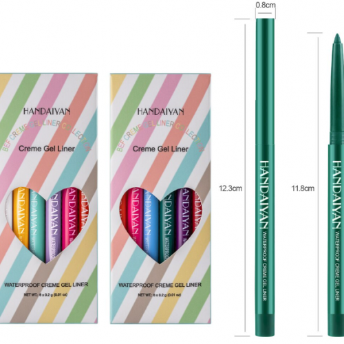 SET X6 LAPIZ DELINEADOR COLORES RETRACTIL