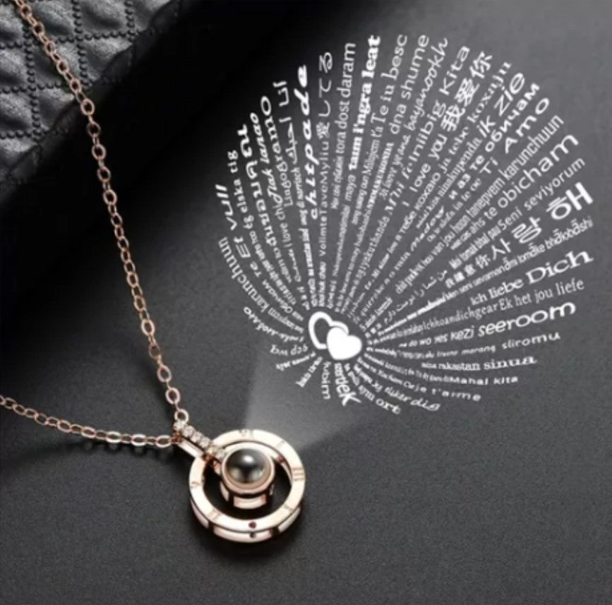 💍✨!NUEVO! Collar con "Te Amo" en 100 Idiomas 💎💖