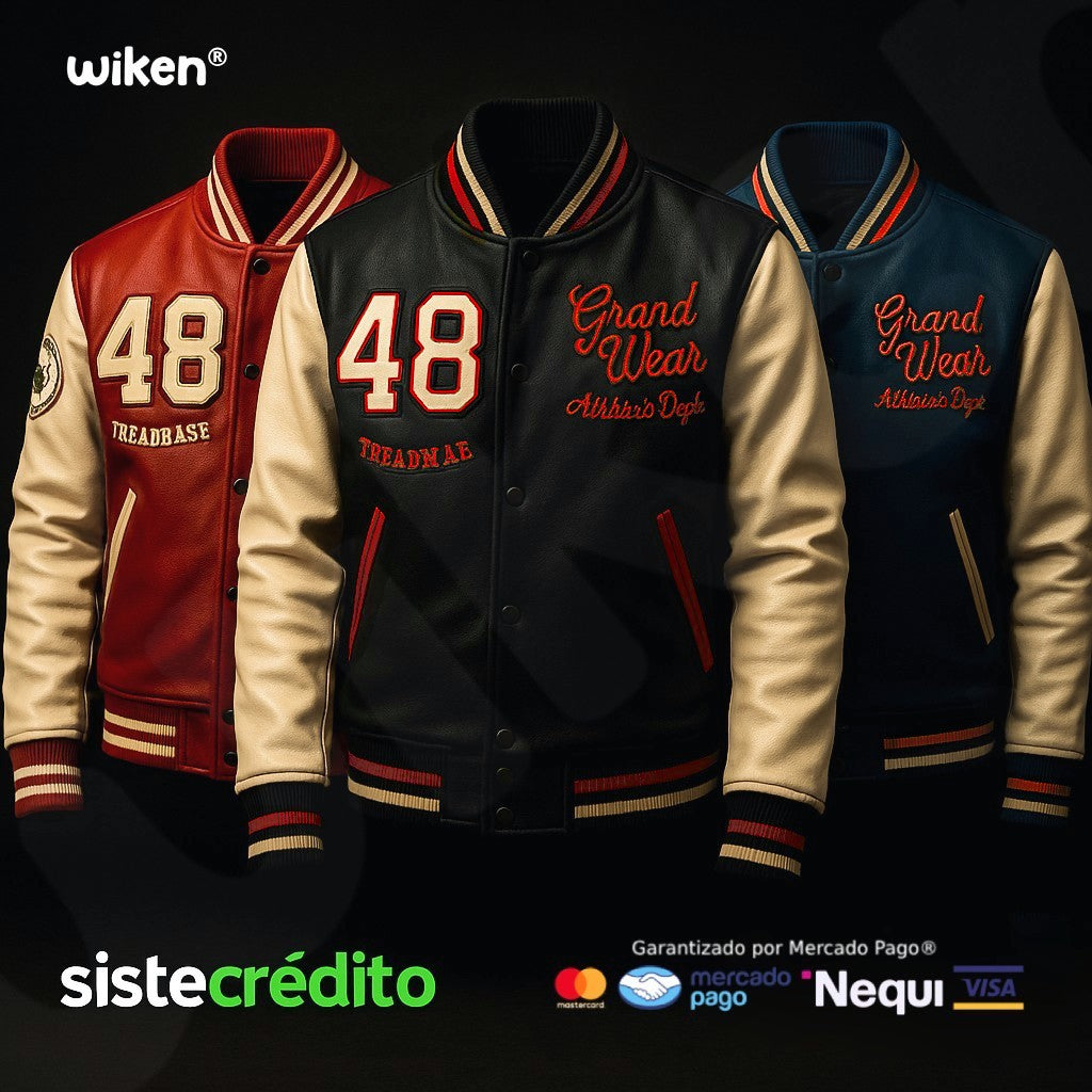 Chaqueta Premium Varsity Cuerotex Beisbolera ⚾