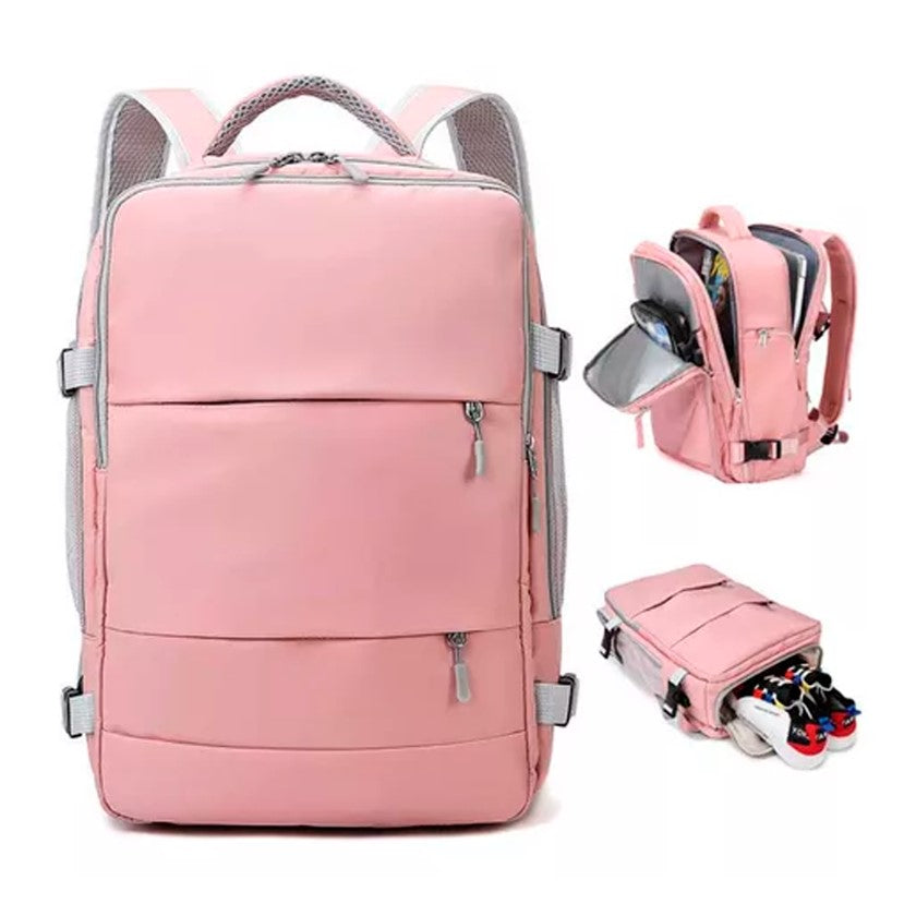 Nuevo MORRAL BOLSO VIAJERO EXPANDIBLE con Puerto USB 🎒✈️