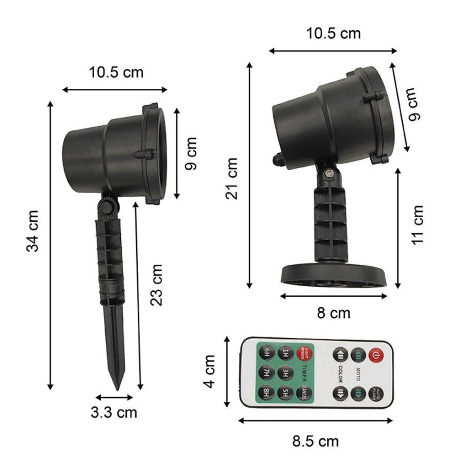 ✨🚀¡Proyector LED Multipunto! Magia y Brillo en un Instante🌙