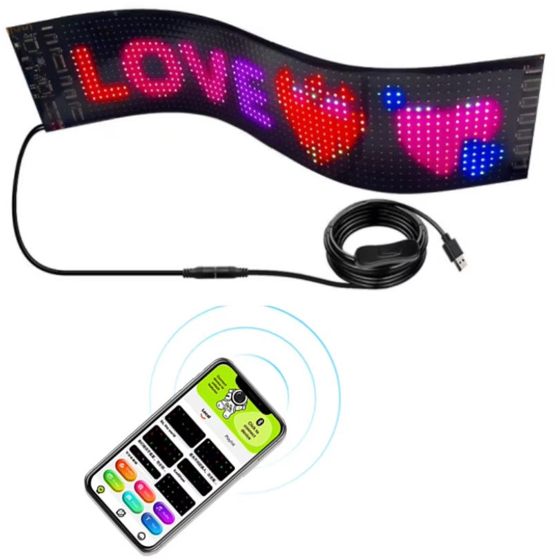 ✨📲¡Nueva Pantalla Flexible LED! Personaliza tu Auto🚗💫