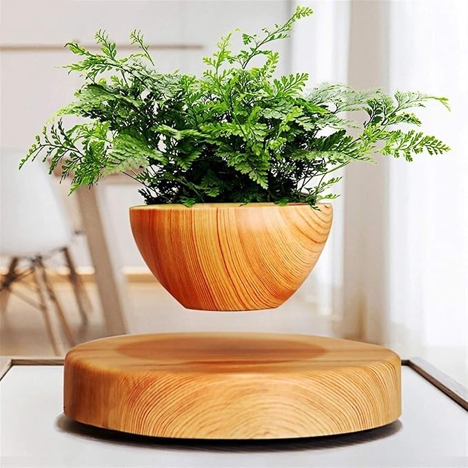 ✨Nueva Maceta Flotante Magnética!🪴🚀 Desafía la Gravedad con Tu Planta en el Aire