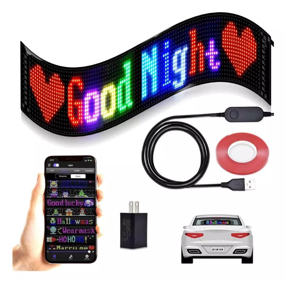✨📲¡Nueva Pantalla Flexible LED! Personaliza tu Auto🚗💫