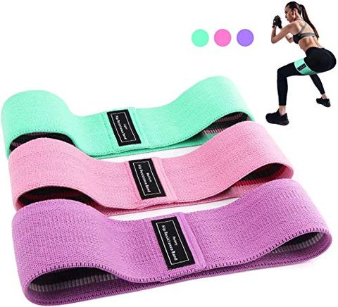 Bandas Elasticas Tela Fitness x3 Niveles Fitness