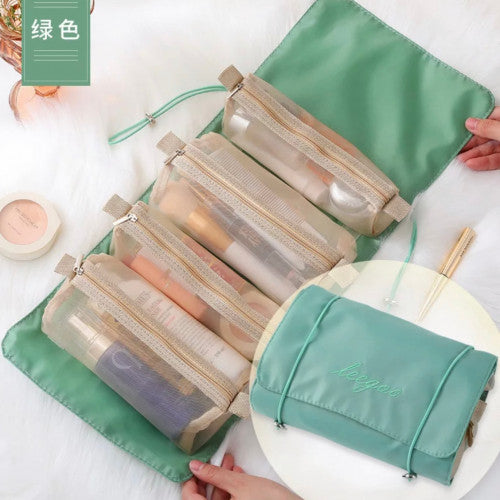 Bolsa Cosmetiquera 4 En 1 Viajera Portátil Desmontable