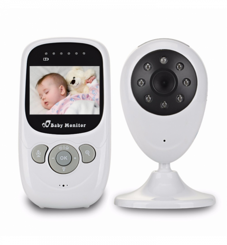 Babycam Monitor De Bebé, Cámara De Seguridad Visión Nocturna y Zoom