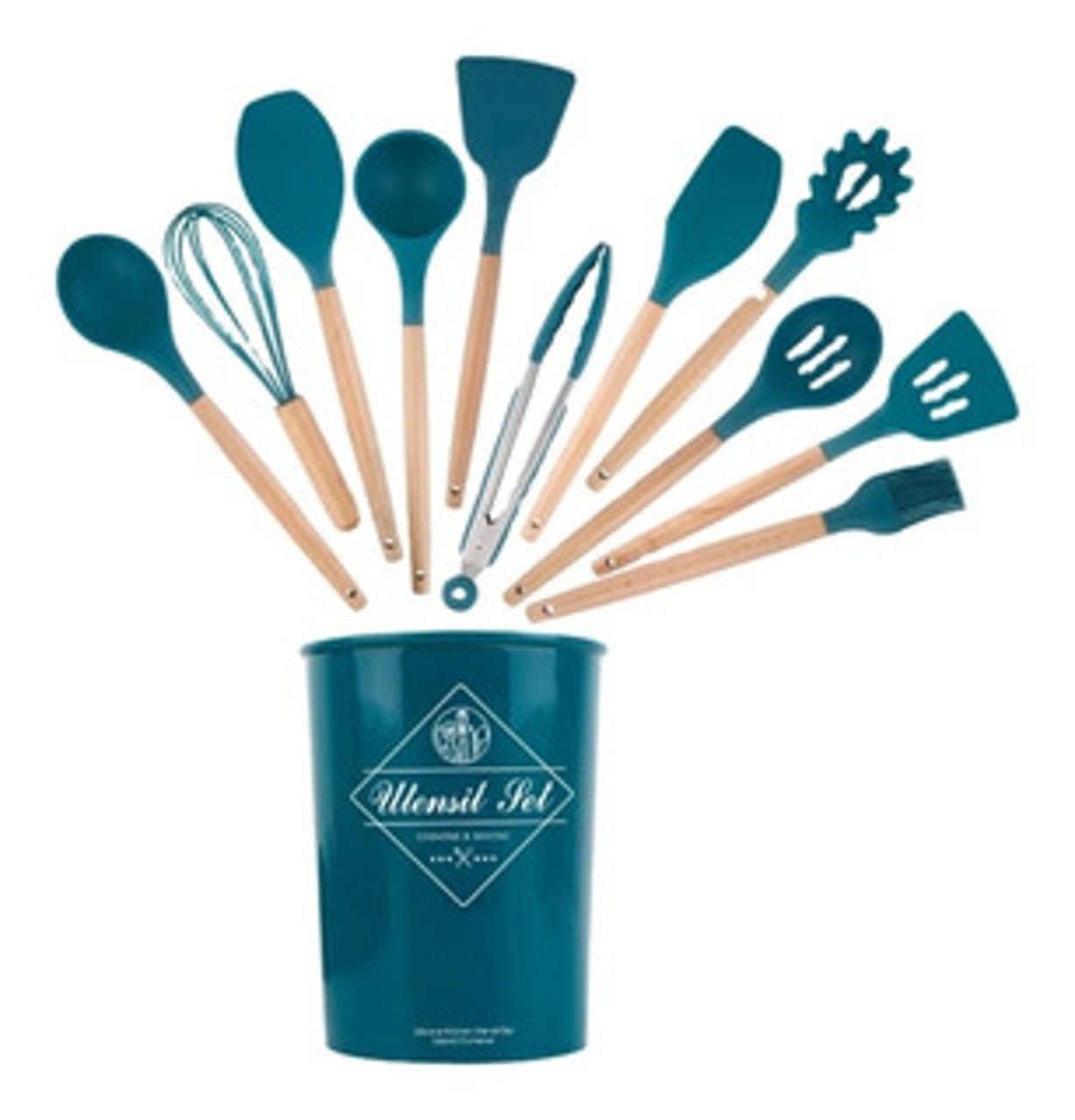 Set Utensilios de cocina en Silicona x12