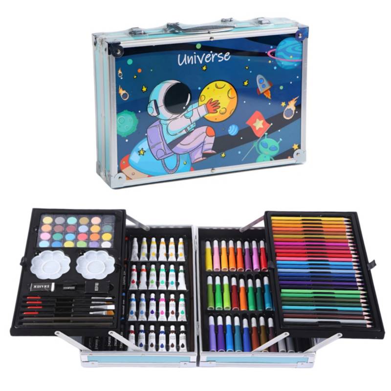 Set De Arte De 145 Piezas Tipo  Maleta
