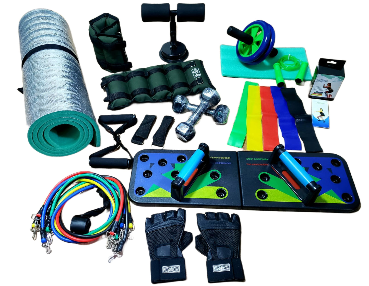 Super Mega Kit Ejercicio en Casa💥 Verde