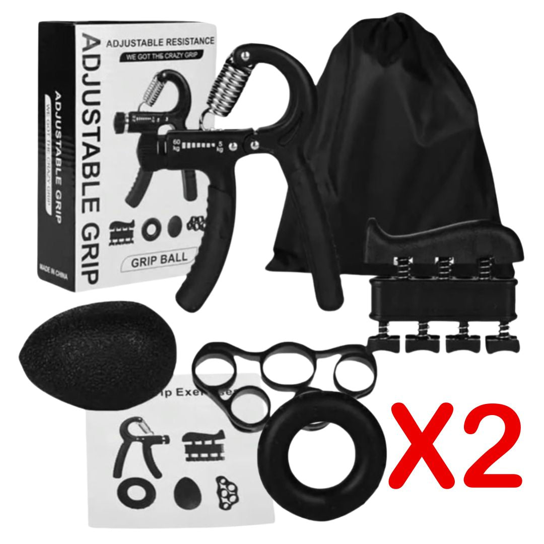 Set Hand Grip Ejercitadores  Mano 2x1