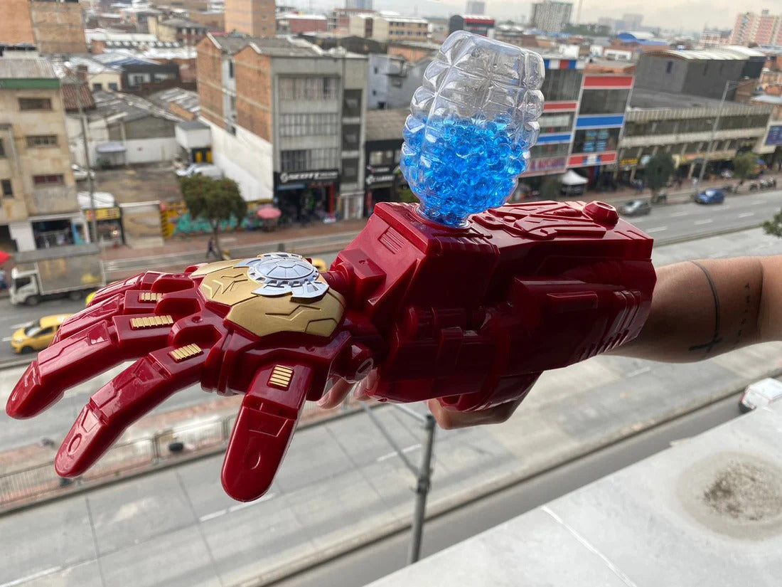 Guante De Iron Man Lanzador Hidrogel + Lentes protectores