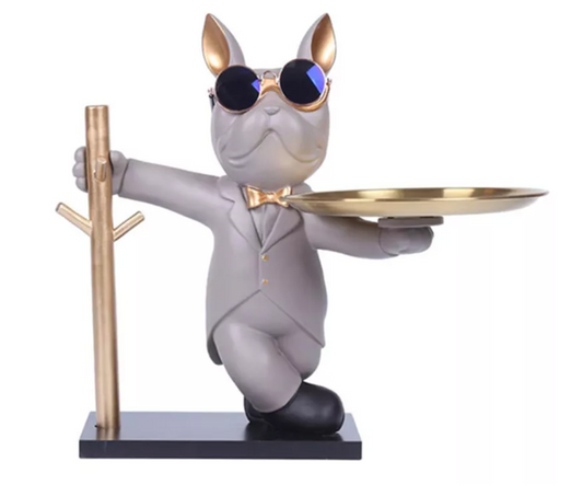 Escultura De Bulldog Francés