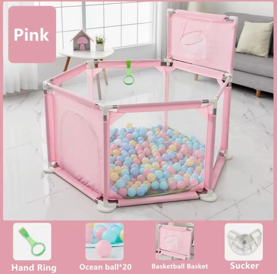 Parque Infantil Hexagonal + 30 Pelotas