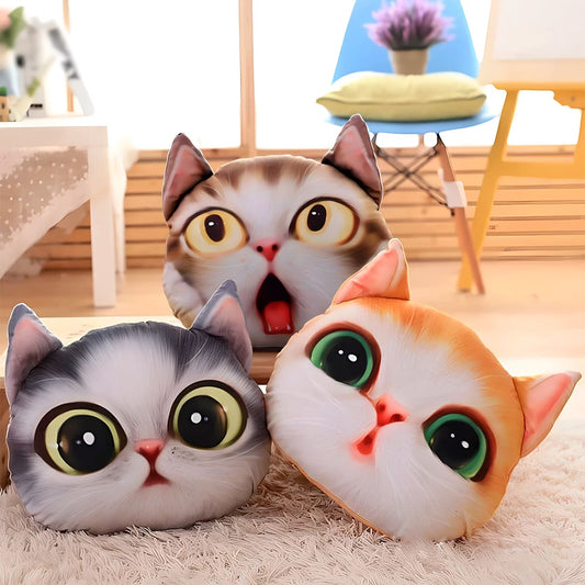 Pack x3 Cojines De Gatos 3D