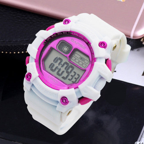 Reloj Digital Deportivo SN con Estuche | A prueba de agua, golpes
