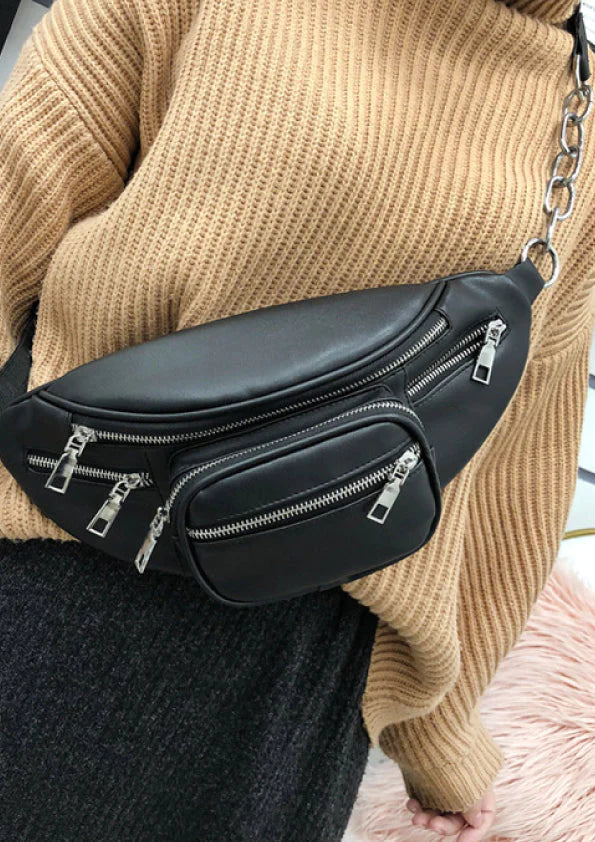 Riñonera New York Negra | Canguro Fanny Pack