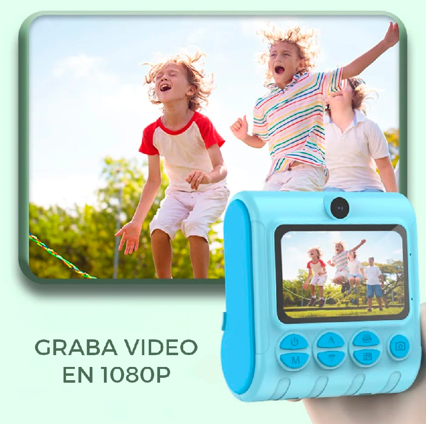 ¡NUEVA!✨Cámara  Instantánea📸con ¡IMPRESIÓN TÉRMICA!!🔥No necesita tinta.