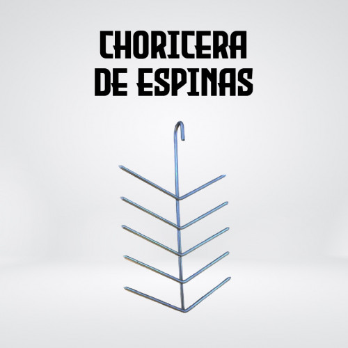 Choricera de espinas en ACERO INOXIDABLE para Barril Ahumador - Accesorios