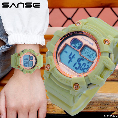 Reloj Digital Deportivo SN con Estuche | A prueba de agua, golpes