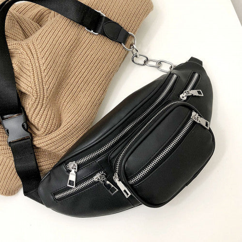 Riñonera New York Negra | Canguro Fanny Pack