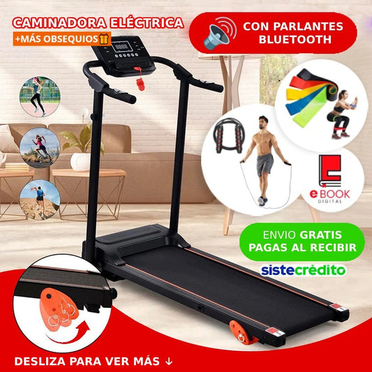 Caminadora Eléctrica con Parlantes Bluetooth 175 Hp + Obsequios