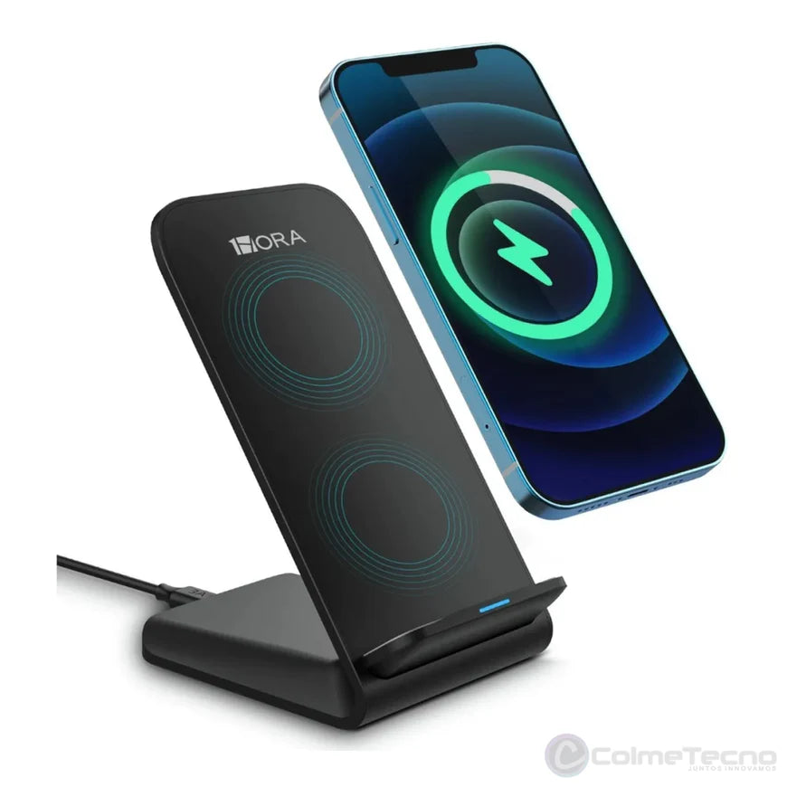 Cargador Inalambrico Soporte Carga Rápida Universal GAR157 Blanco