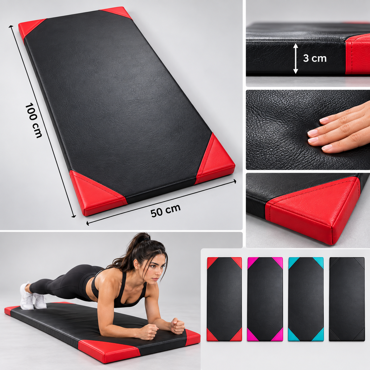 Colchoneta Fitness impermeable 100cm x 50cm x 3cm | WK