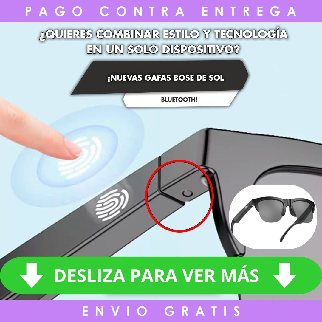 Nuevas GAFAS DE SOL INTELIGENTES 5.0 SMART Bluetooh 📲🕶️ Escucha música y contesta llamadas