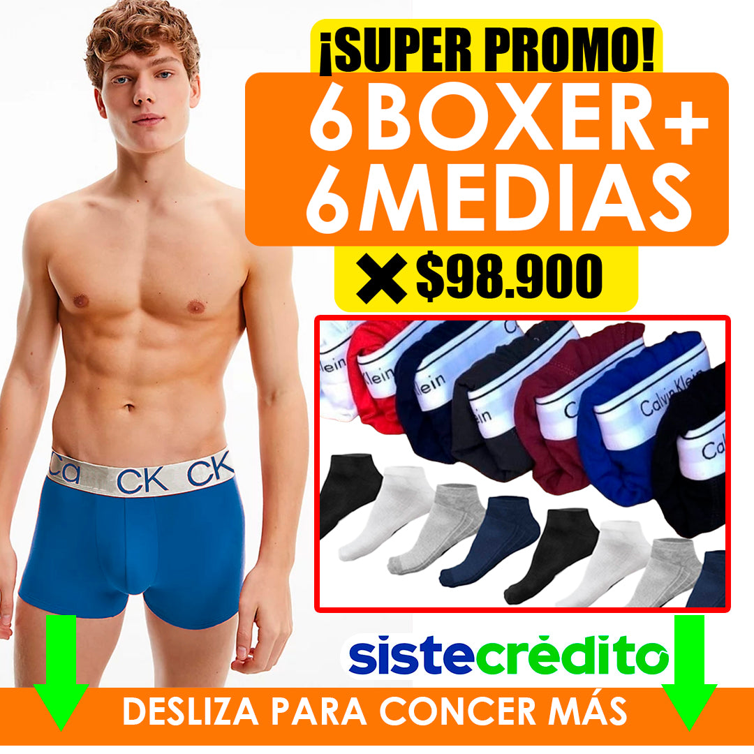 Combo Boxer Premium + Medias