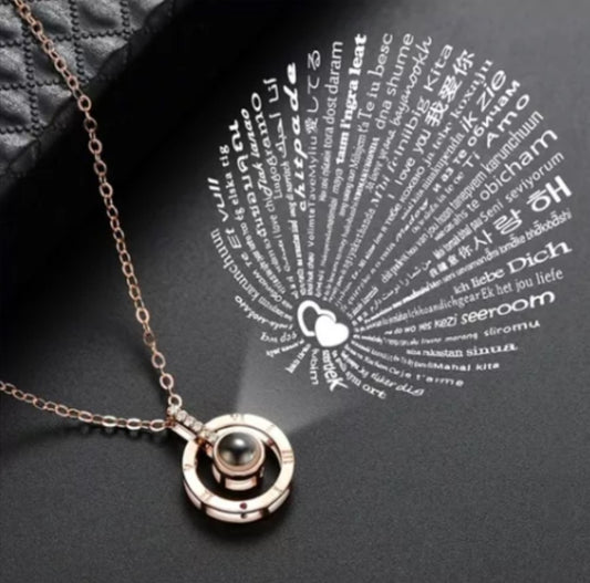 💍✨!NUEVO! Collar con "Te Amo" en 100 Idiomas 💎💖