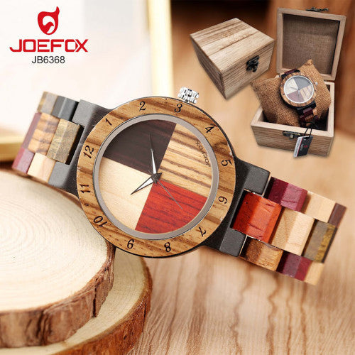Reloj en Bambú Premium con Estuche de Madera