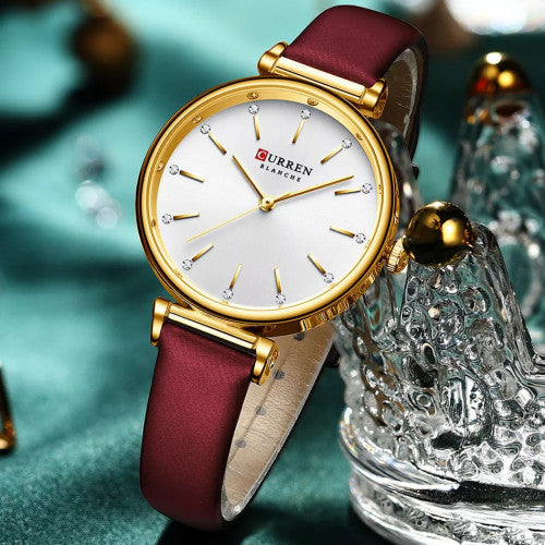 Reloj Análogo CR para Mujer - Pulso en cuero