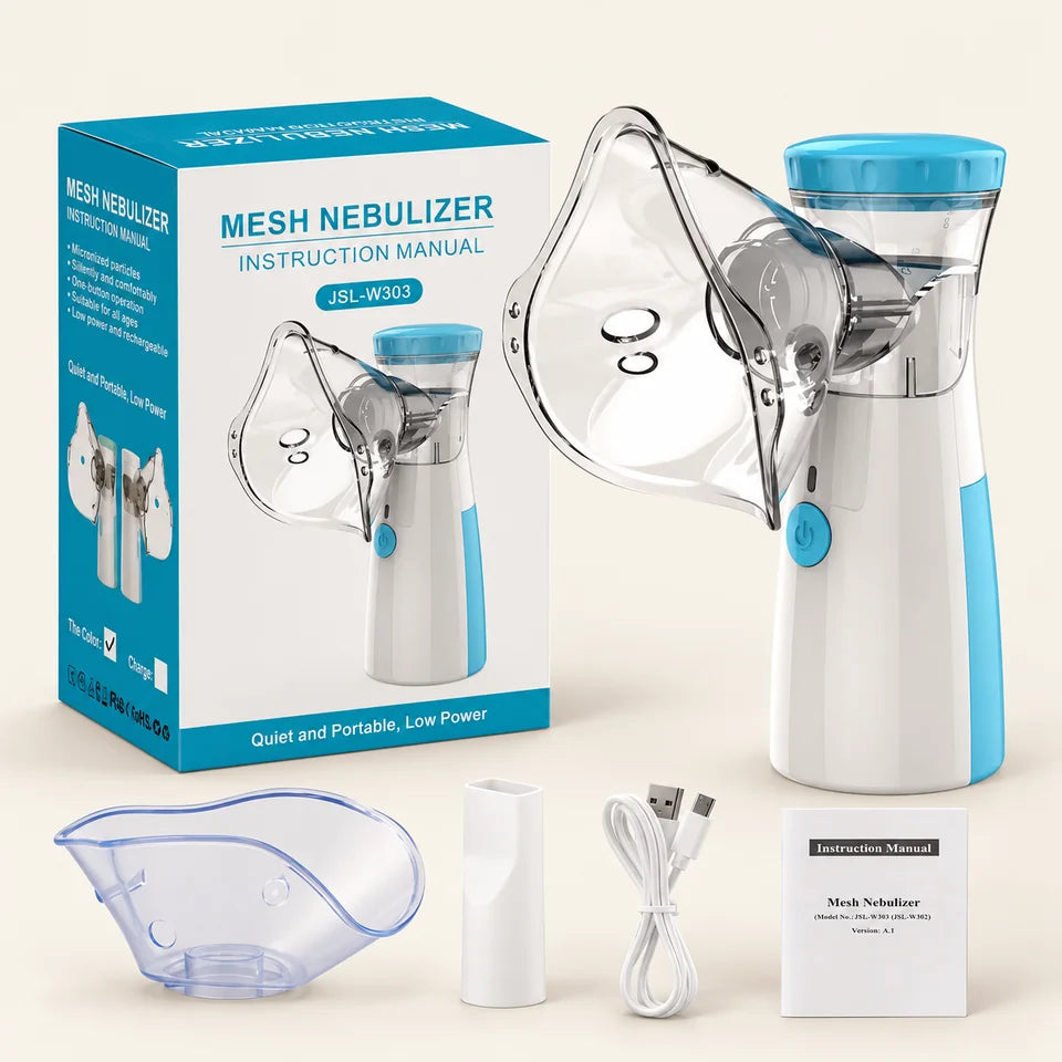 💆‍♀️Nebulizador Recargable! 💨🔋